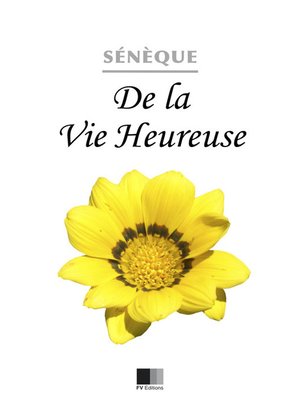 cover image of De la vie heureuse